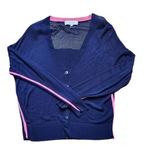 John + Jenn blue and pink shirt Size M